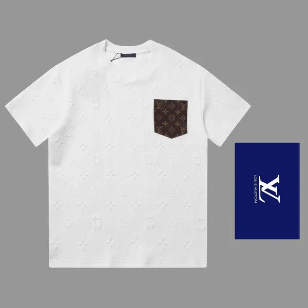 Full Print Leather Pockets T Shirt