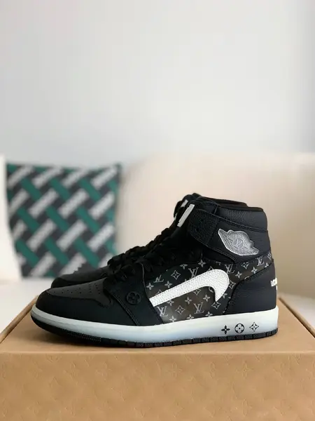 L*V x Nike Air Jorda 1 High AJ1 Sneakers