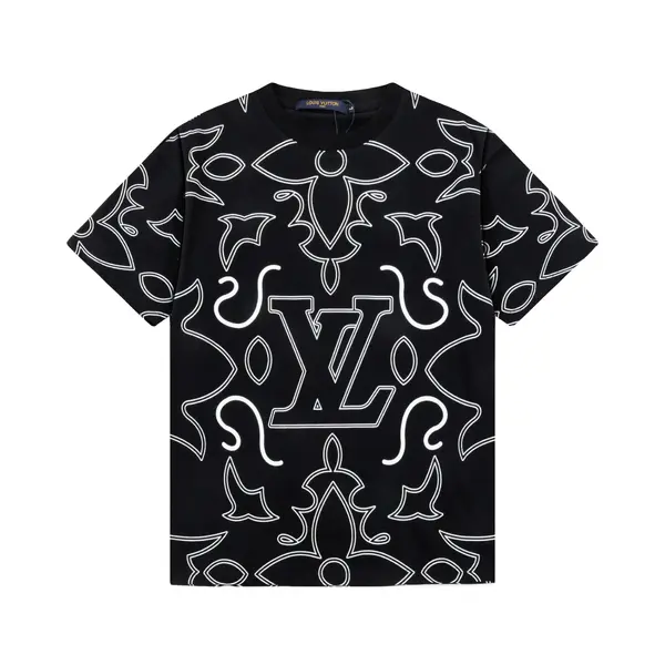 Full Print Stripes T Shirt