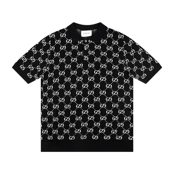 Full Print Double G Polo T Shirt