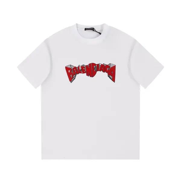 Balenciaga 24s embroidered fabric t-shirt