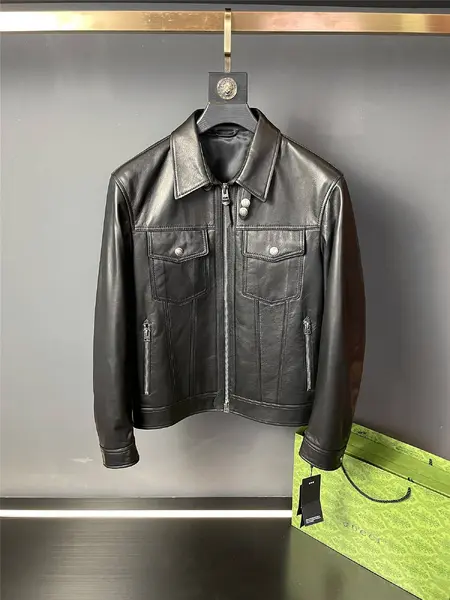 Tom Ford 23 Paris Fashion Week Leather Jackets
