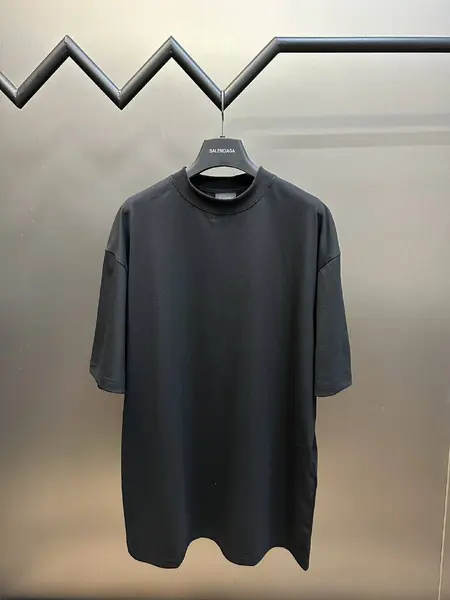 Balenciaga double back embroidered short sleeves