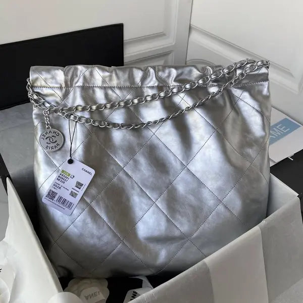 ?CH*EL2022S Hot 22 Bag Shopping Bag AS3261, Top Quality! Size:39*42*8cm