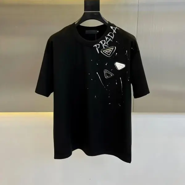 Street Style Graffiti with Metallic Element T-Shirt