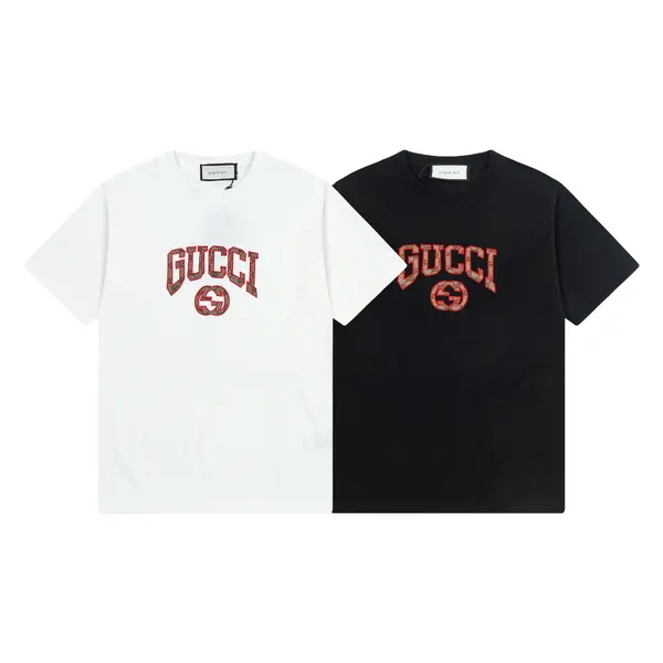 Red Letter Embroidery T Shirt