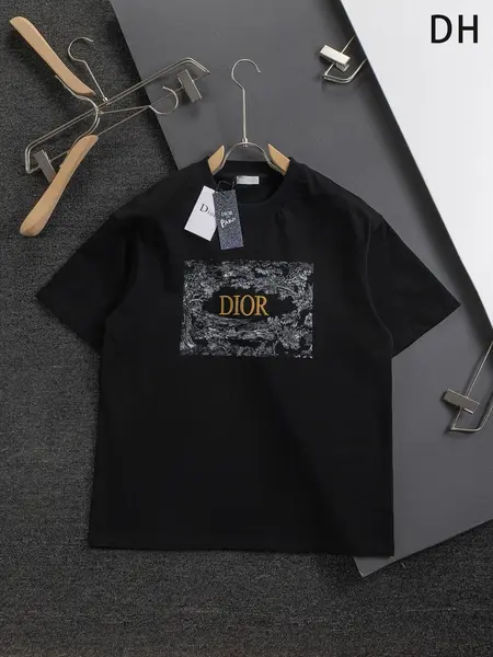 Floral Letter Embroidery T Shirt