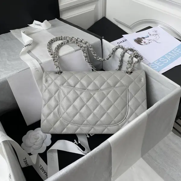 CH*ELClassic Flap Bag A01113, Top Quality, Medium Size: 23cm