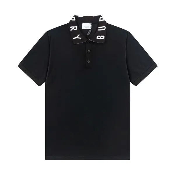 Neckline Letters Polo Shirt
