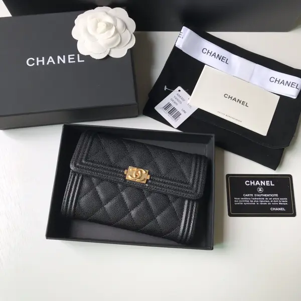Chanle Flap Wallet