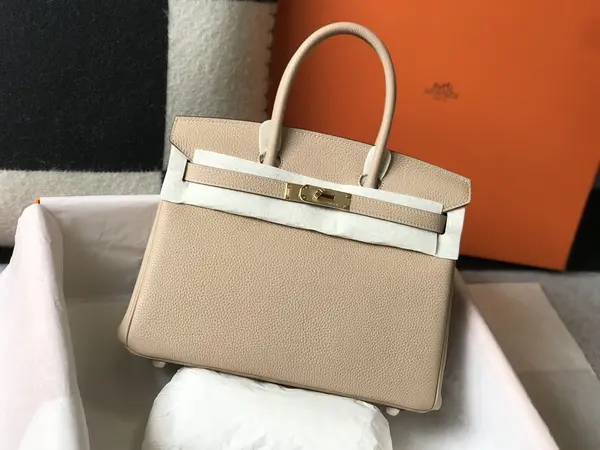 Hermès Bɪʀᴋɪɴ Trench coat grey platinum bag size: 25cm