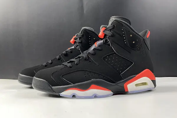 AIR JORDAN 6 RETRO 'INFRARED 2014' black mens 384664-023