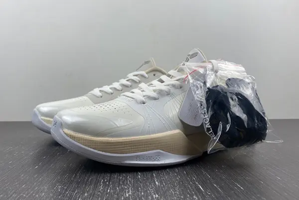 Latest 2023 Nike Kobe 5 Protro Undefeated Rice White  DB4796-101