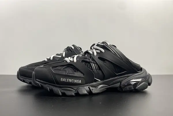 Balenciaga TRACK MULE Black 653813 W3CP3 1000