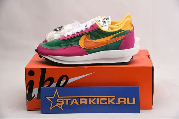 NIKE LD WAFFLE SACAI pink  MULTI - BV0073-301