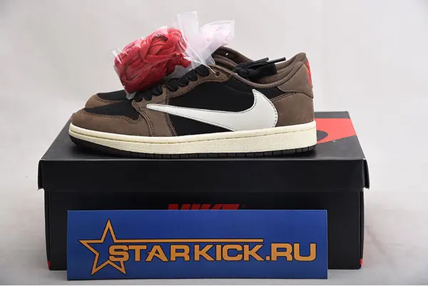 TRAVIS SCOTT AIR JORDAN 1 LOW DARK MOCHA CQ4277-001