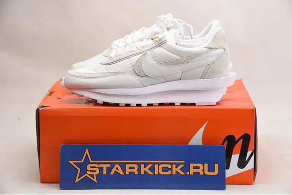 NIKE SACAI NIKE LDWAFFLE WHITE NYLON WHITE BV0073-101