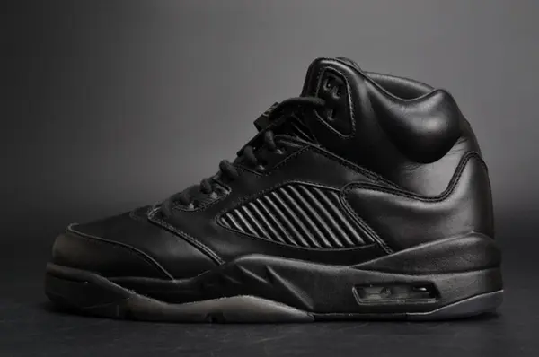 Air Jordan 5 Retro Prem 'Triple Black' mens 881432-010