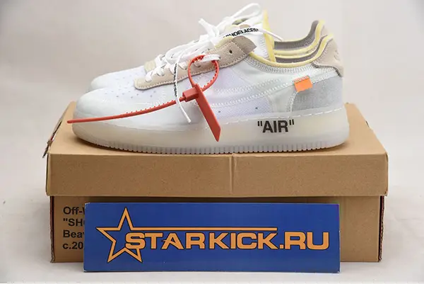 NIKE AIR FORCE 1 LOW OFF-WHITE All White AO4606-100