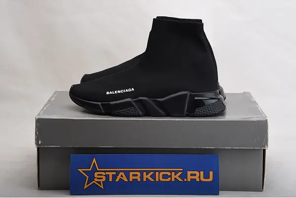 Balenciaga Speed Trainer Sneakers All Black 483502 W05G0 1000