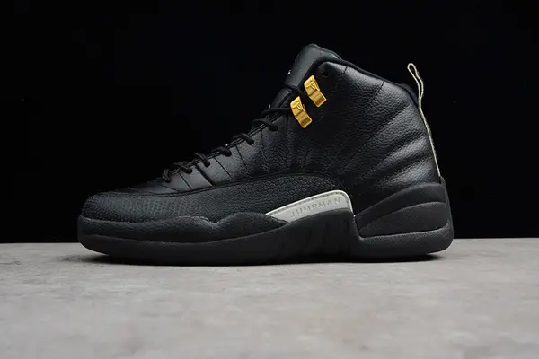 AIR JORDAN 12 'THE MASTER' Black/Rattan-White-Metallic Gold mens 130690-013