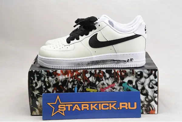 PEACEMINUSONE x Nike Air Force 1 Para Noise 2 0 White Black DD3223 100