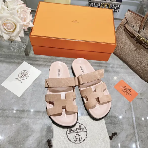 Hermes Chypre Slippers