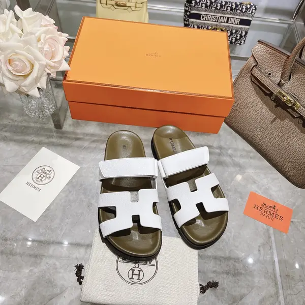 Hermes Chypre Slippers