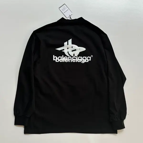 Balenciaga Hoodie Oversized Fit, Unisex Color: Black In Stock