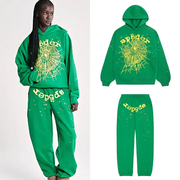 2025 new Sp5der 555 555 Hoodie + pant one set