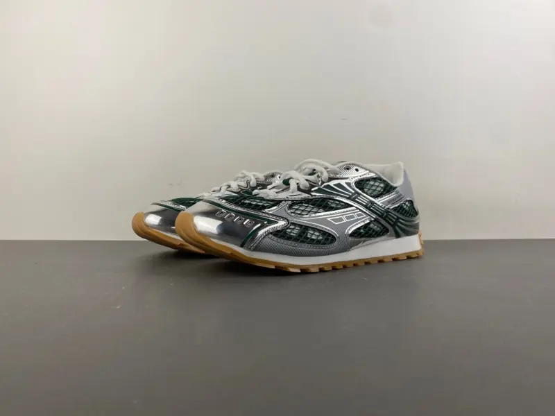 Bottega Veneta Orbit  “Biliard Green Silver” 741357 V2X40 3031