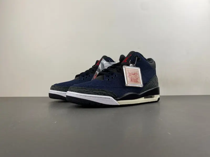 Air Jordan 3 x Levi's® Indigo and Gym Red IH7959-400