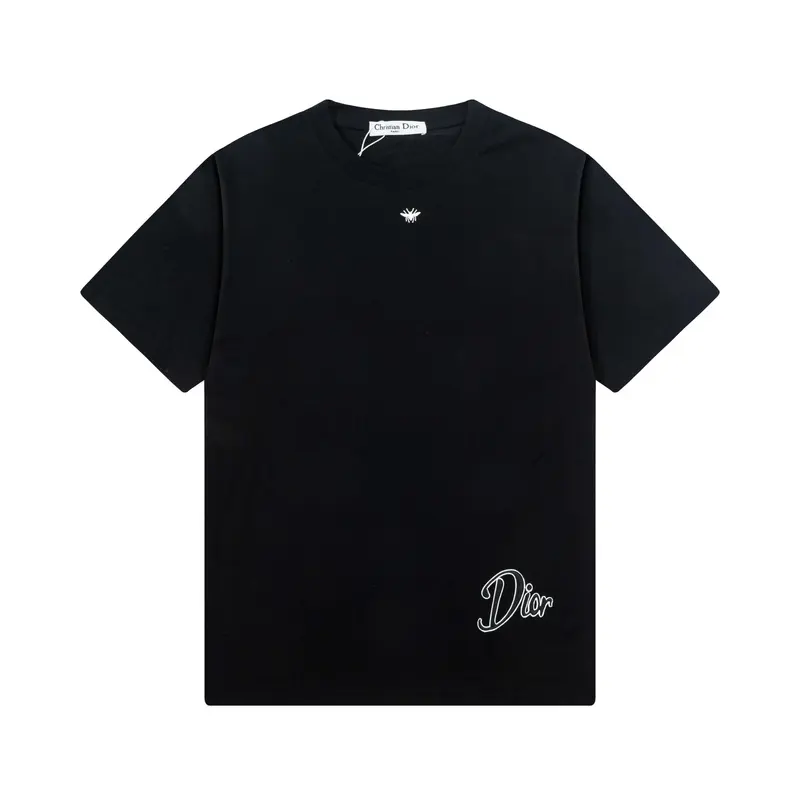 Letter Embroidery T Shirt