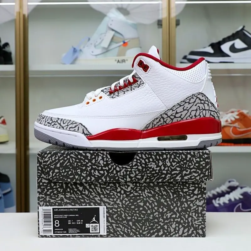 Air Jordan 3 retro "cardinal red"