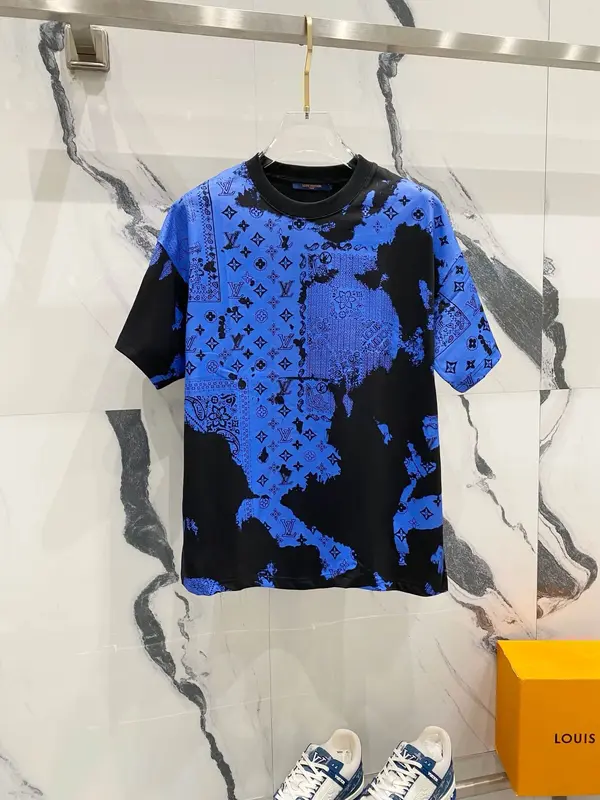 Rendering Blue Full Print T Shirt