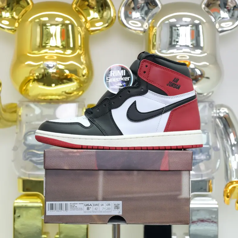 Jordan Air Jordan 1High OG“Black Toe Reimagined”