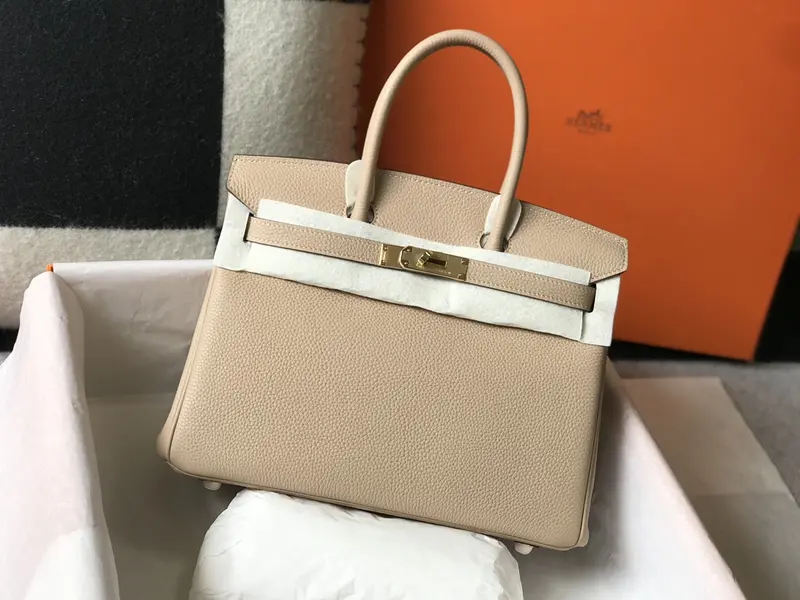Hermès Bɪʀᴋɪɴ Trench coat grey platinum bag size: 25cm