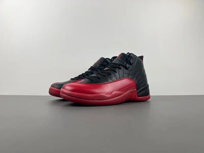 Jordan 12th generation Air Jordan AJ12 black and red sick 2025 replica number 130690-002