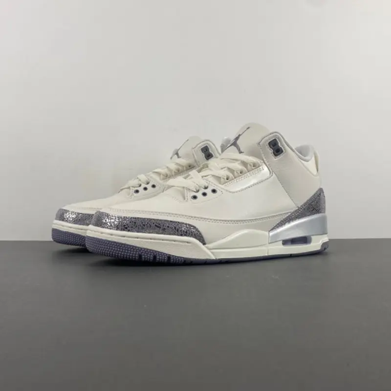 Air Jordan 3 “Sail/Metallic Silver” CK9246-100