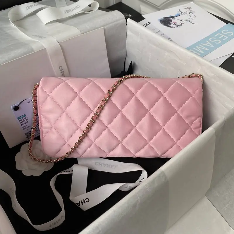 CH*EL23A Hot Selling Pearl Stick Bag AS3791, Top Quality  Size: 11.5 * 26 * 4cm