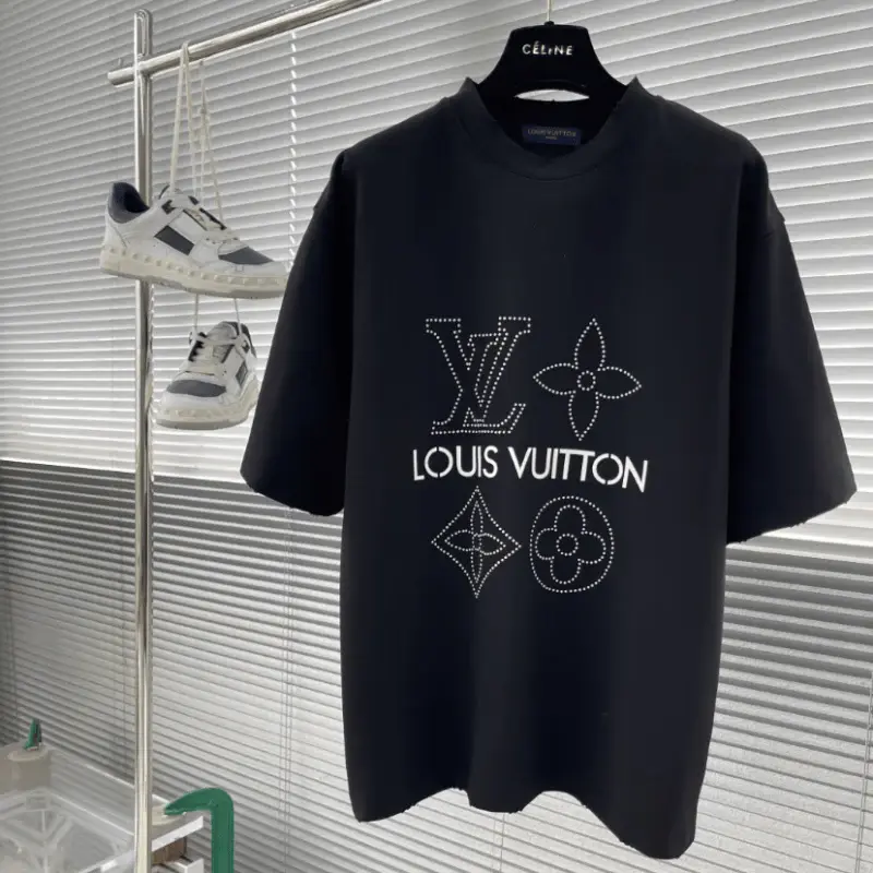 White Pearl Rhinestone 3D T-Shirt