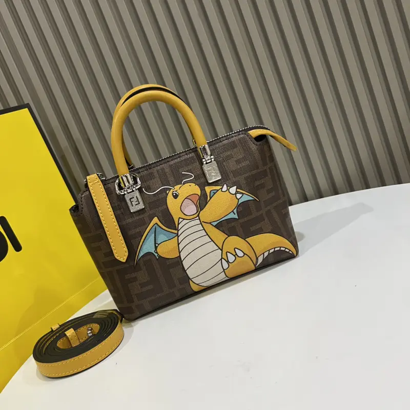 Fendi Mini ByThe Way Mini Bag Model: 6013 Size 17x18x8cm