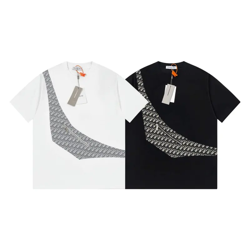 Washed Fabric Pocket T Shirt