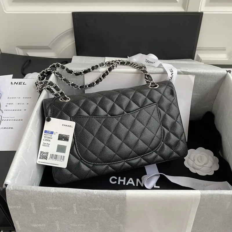 CH*ELClassic Flap Bag A01112, Top Quality,  Medium   Size: 15.5*25.5*6.5cm