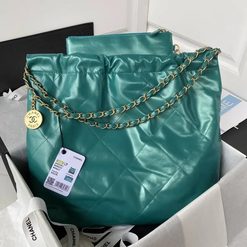 ?CH*EL2022S Hot 22 Bag Shopping Bag AS3261, Top Quality! Size:39*42*8cm