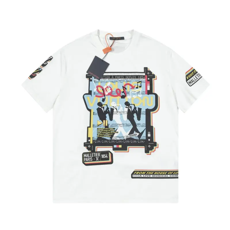 Musician Print T Shirt