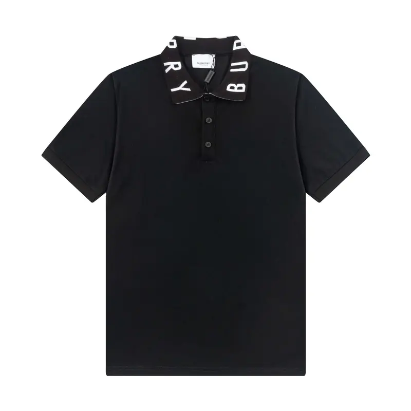 Neckline Letters Polo Shirt