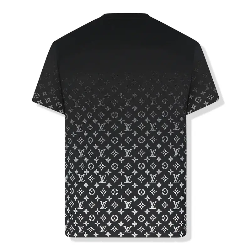 MONOGRAM GRADIENT BLACK WHITE T SHIRT