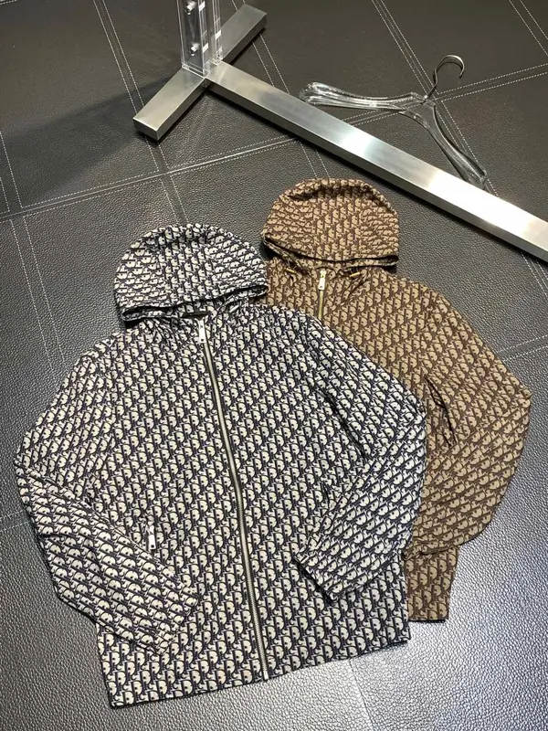 Dior hooded windbreaker jacket