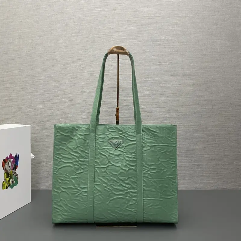 Prada Large Antique Tote Bag